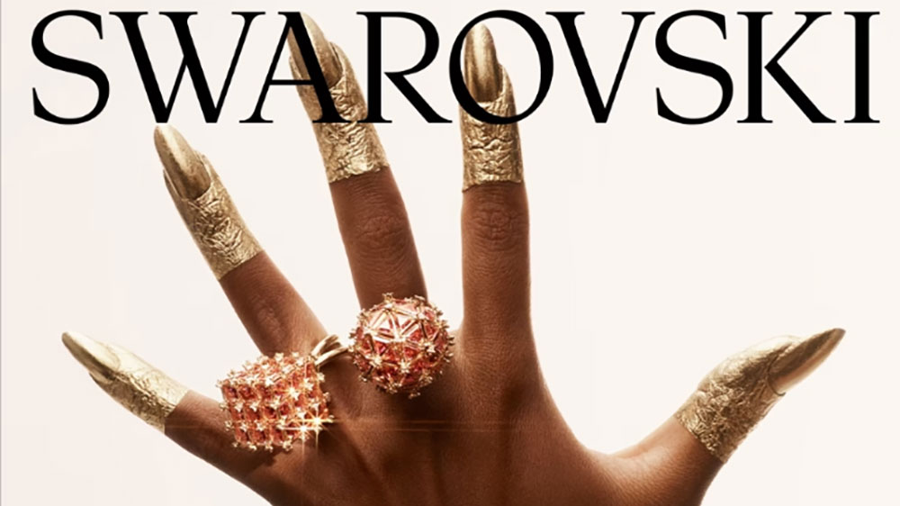 Les étincelantes bagues Swarovski