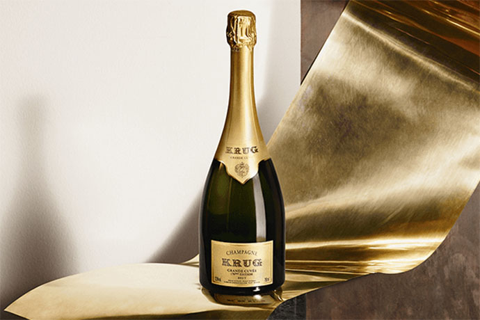 la Krug Grande Cuvée avec Gucci Osteria Florence