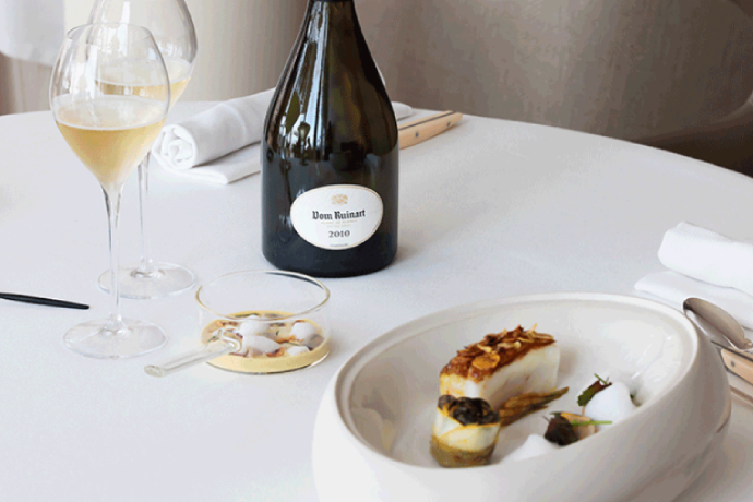 Une expérience gastronomique autour de Dom Ruinart 2010