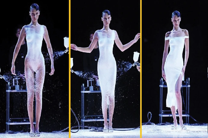 L’incroyable défilé de la maison Coperni